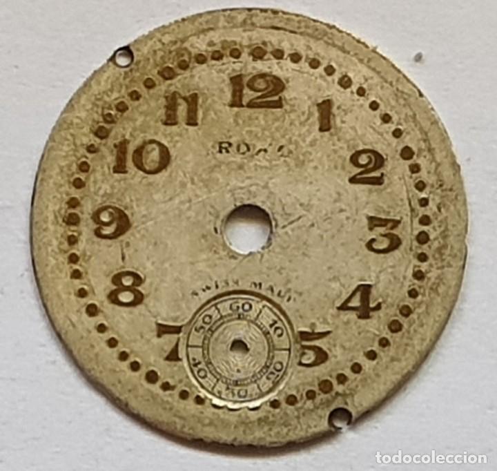 Pe&ccedil;as de reposi&ccedil;&atilde;o de rel&oacute;gios: DIAL DE RELOJ, DIAMETRO 18,9 MM - X