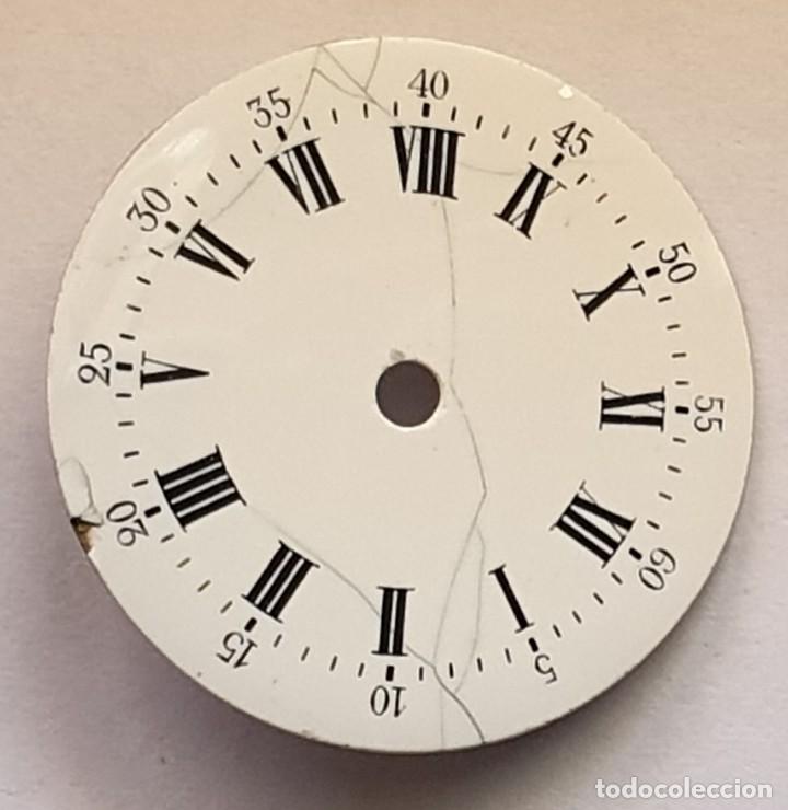 Pi&egrave;ces de rechange de montres et horloges: DIAL PORCELANA DE RELOJ, DIAMETRO 24,28 MM - X