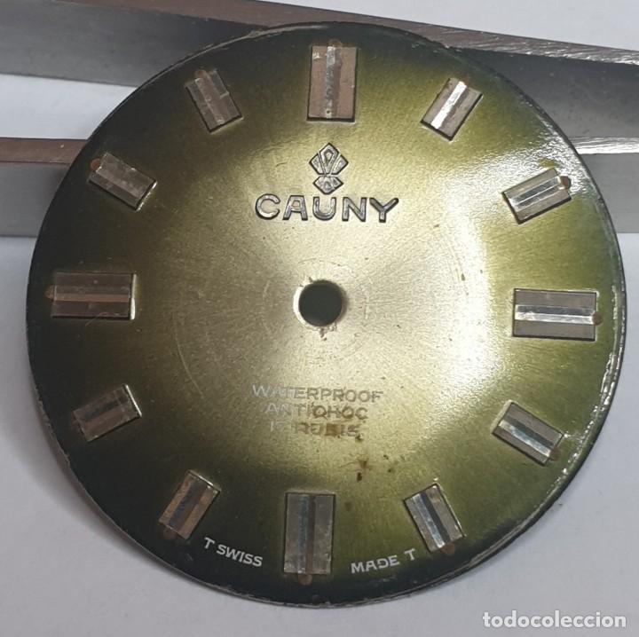 Cadran (esfera) De Montre Cauny Triomphe Usagé - Diamètre 32.4 Mm, Pour Réparation