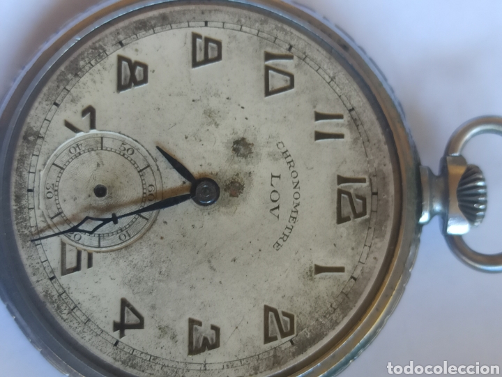 Recambios de relojes: Reloj de bolsillo LOV chronometer - Foto 4
