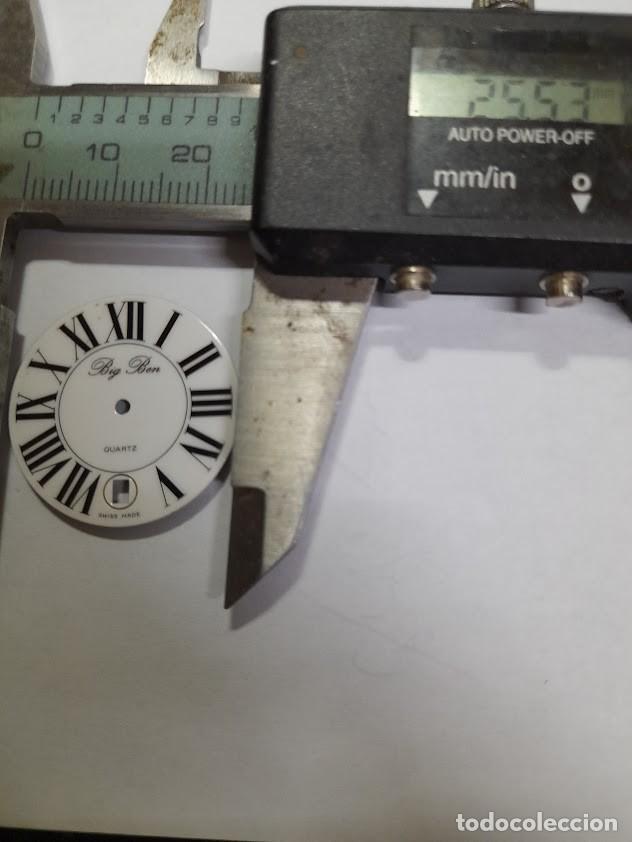 Recambios de relojes: Esfera blanca 2 fotos - (cd-DC16H)