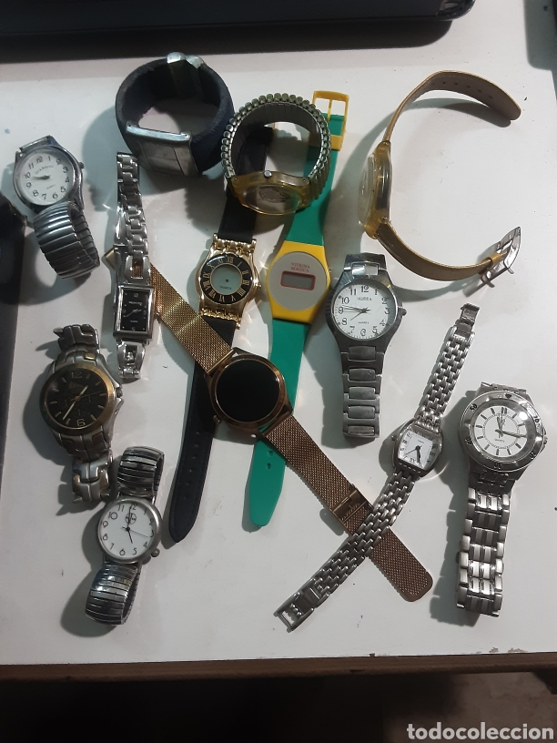 Recambios de relojes: Gran lote de piezas y relojes para piezas