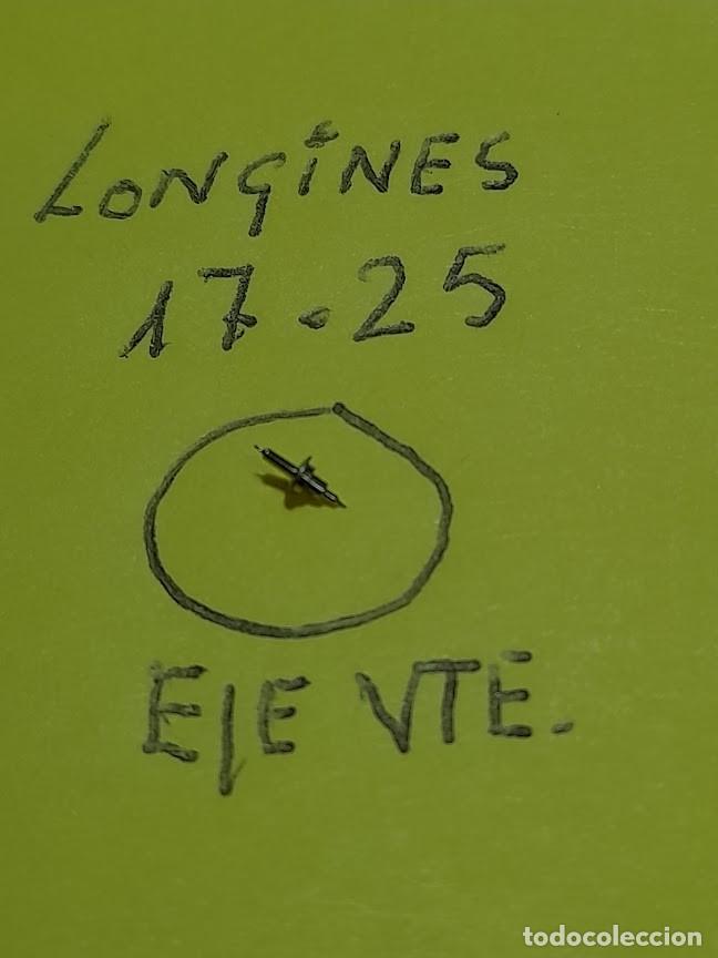 Recambios de relojes: Longines - 17.25 - 1 - eje de volante (cd-sd24a)