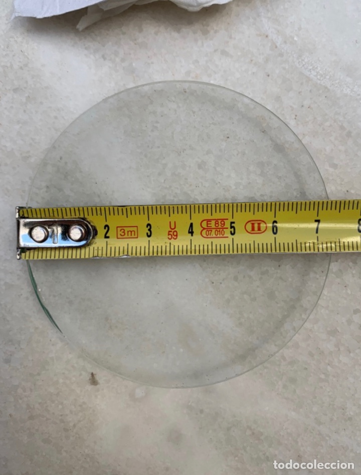 Recambios de relojes: Cristal curvo o abombado 7.3 cm di&aacute;metro. Reloj antiguo.