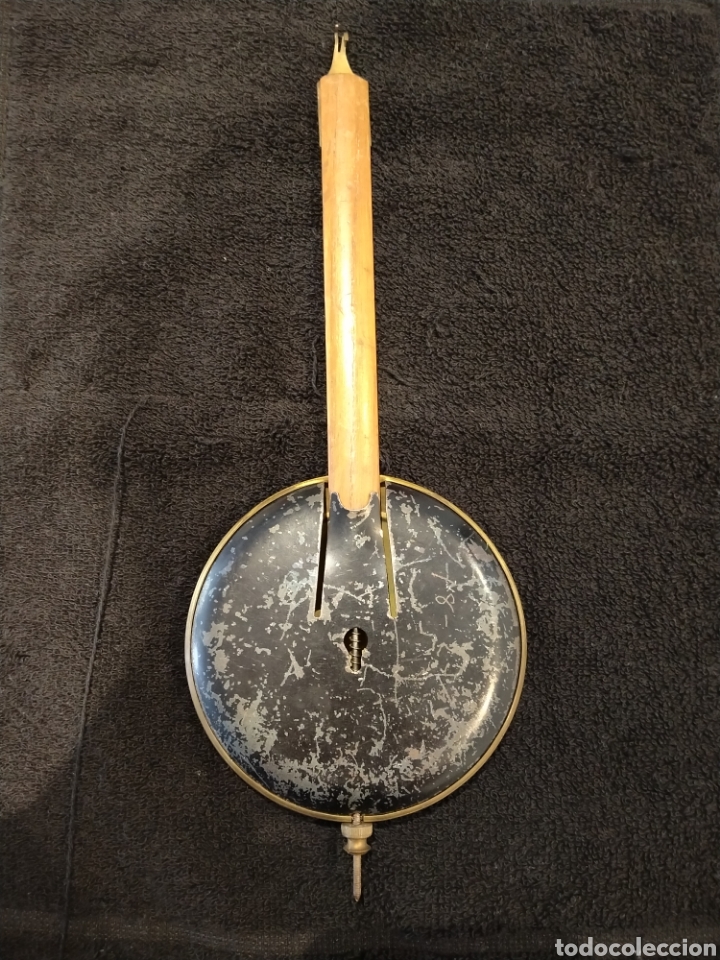 Recambios de relojes: P&Eacute;NDULO ANTIGUO PARA RELOJ DE PARED. - Foto 2