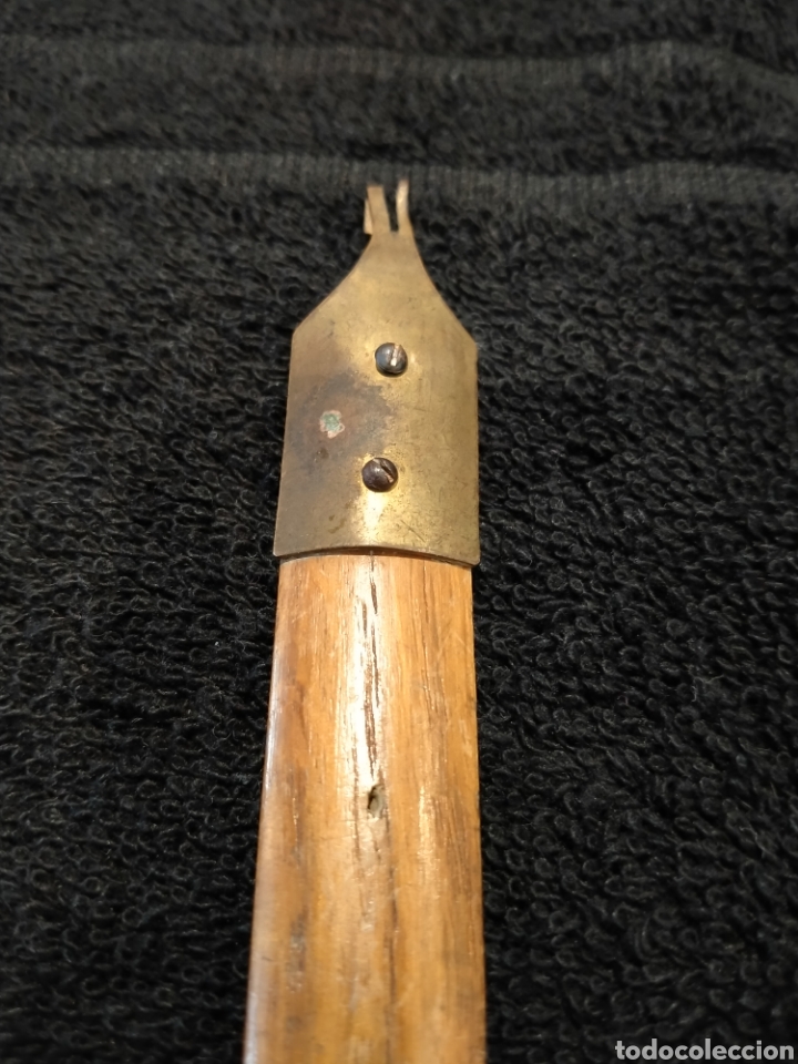 Recambios de relojes: P&Eacute;NDULO ANTIGUO PARA RELOJ DE PARED. - Foto 4