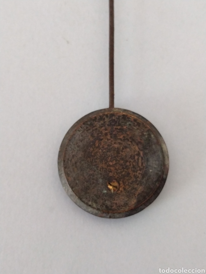 Recambios de relojes: P&Eacute;NDULO ANTIGUO PARA RELOJ DE PARED - Foto 3