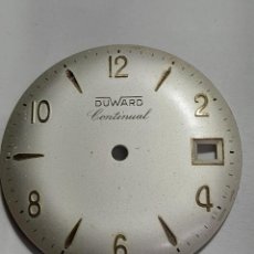 Recambios de relojes: ESFERA BLANCA DUWARD -3 FOTOS Y MEDIDAS - (CD-6946A). Lote 363515225