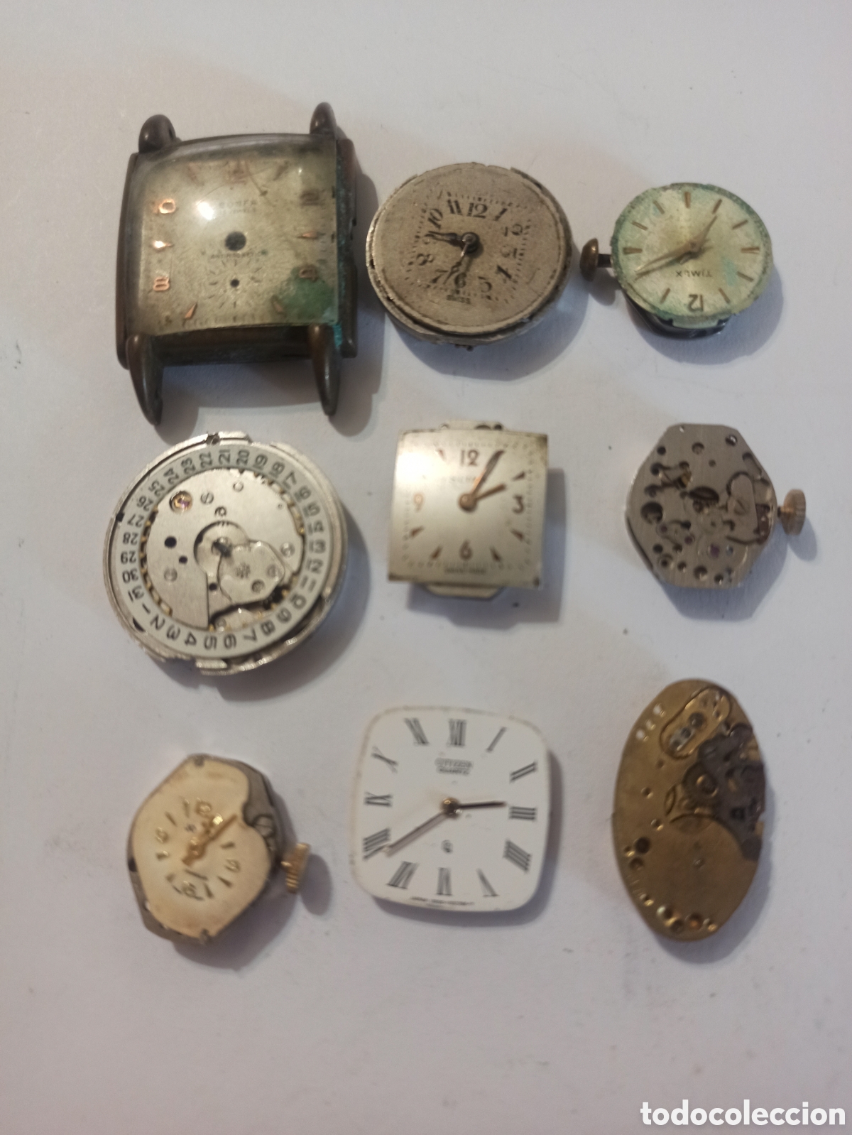 Pi&egrave;ces de rechange de montres et horloges: Lote calibres para piezas mec&aacute;nicos y Quartz