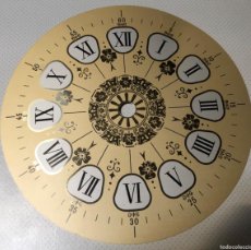 Recambios de relojes: ESFERA DE RELOJ , CON NÚMEROS ROMANOS EN METAL DORADO .. Lote 366179001