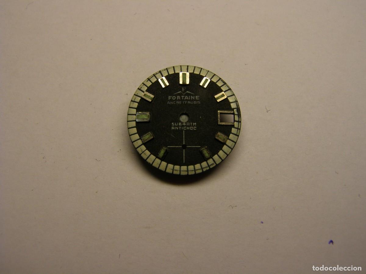 Recambios de relojes: Esfera de reloj, marca FORTAINE. Siglo XX.