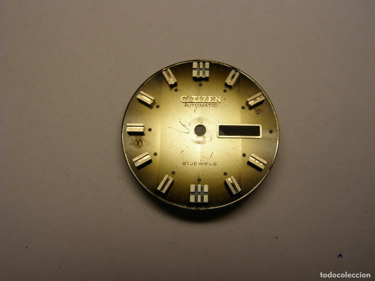 Recambios de relojes: Esfera de reloj, marca CITIZEN. Siglo XX.
