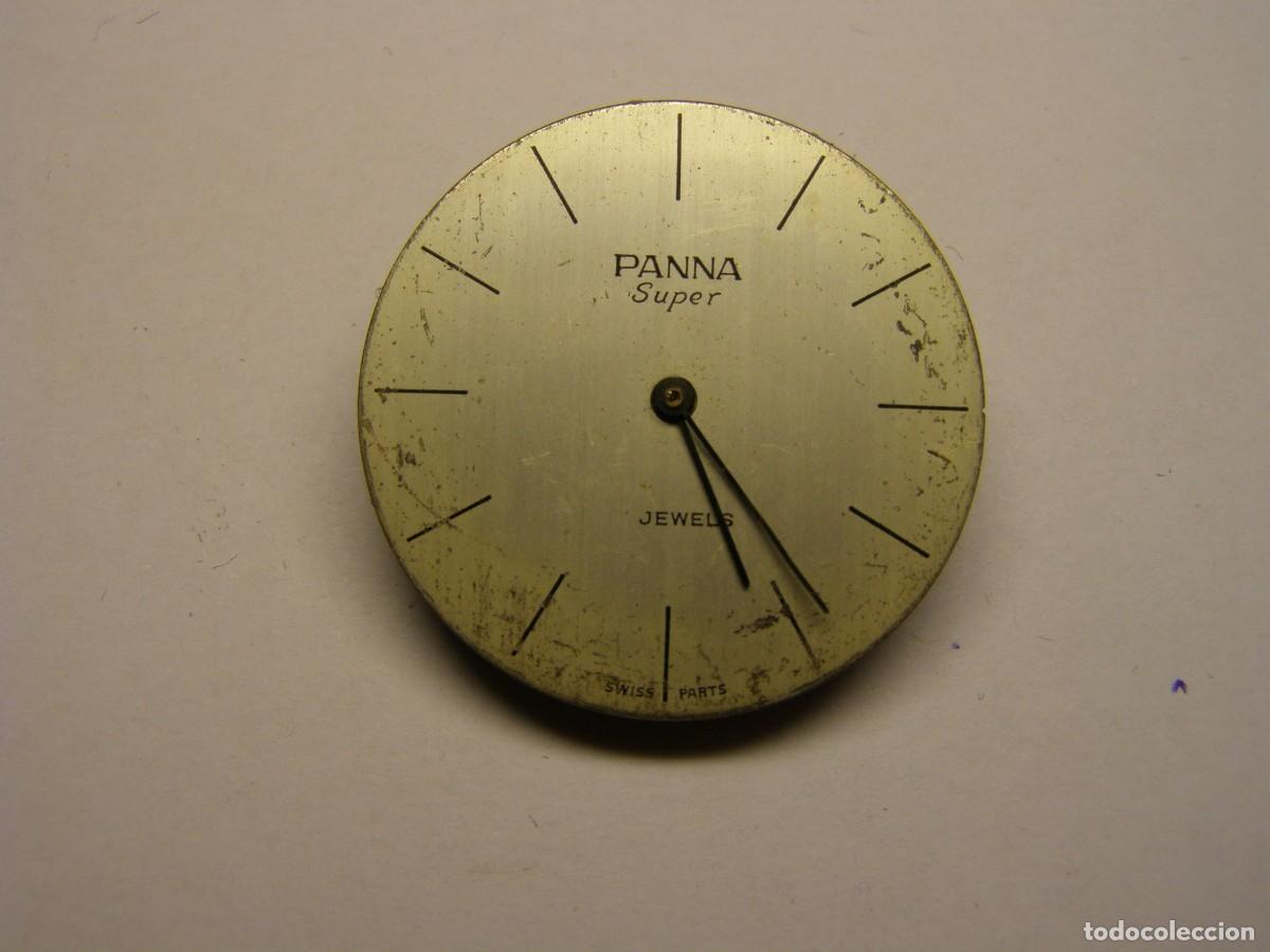 Recambios de relojes: Maquina y esfera de reloj, marca PANNA. Siglo XX.