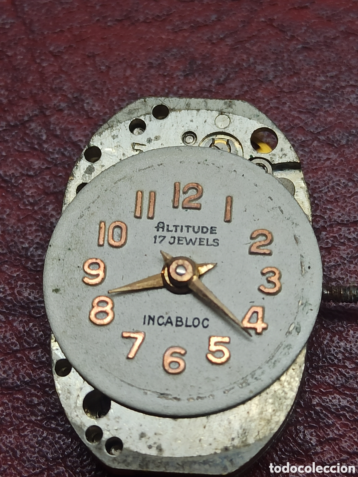 Pe&ccedil;as de reposi&ccedil;&atilde;o de rel&oacute;gios: Mecanismo Altitude 17 jewels funciona