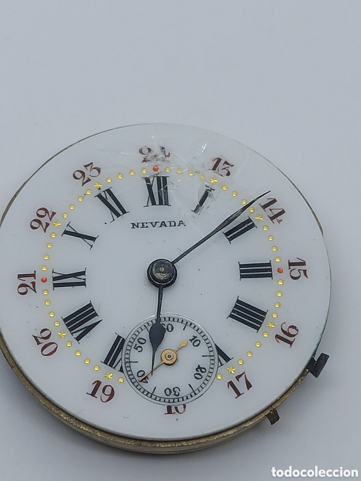Spare Parts for Watches: Mecanismo+esfera NEVADA cuerda manual