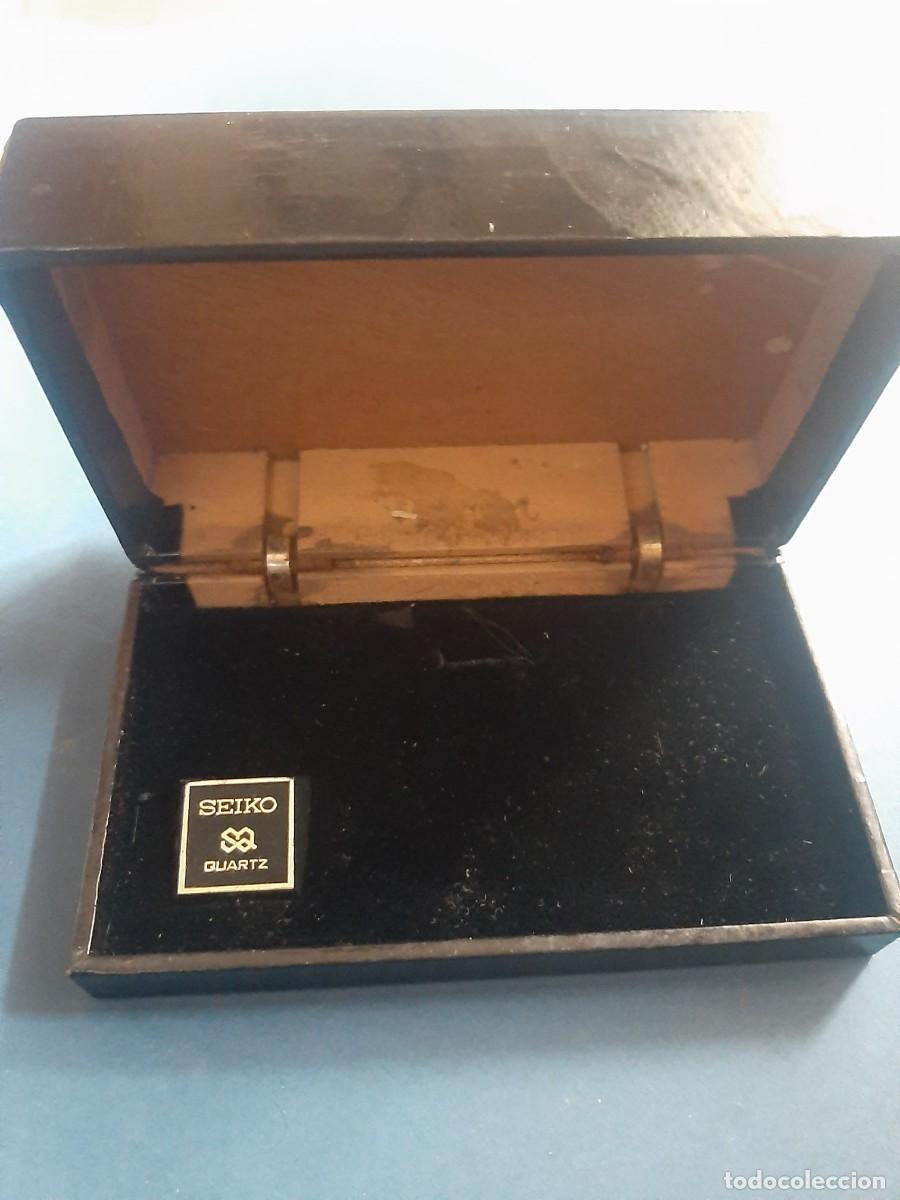 Pe&ccedil;as de reposi&ccedil;&atilde;o de rel&oacute;gios: Caja reloj Seiko quark antigua