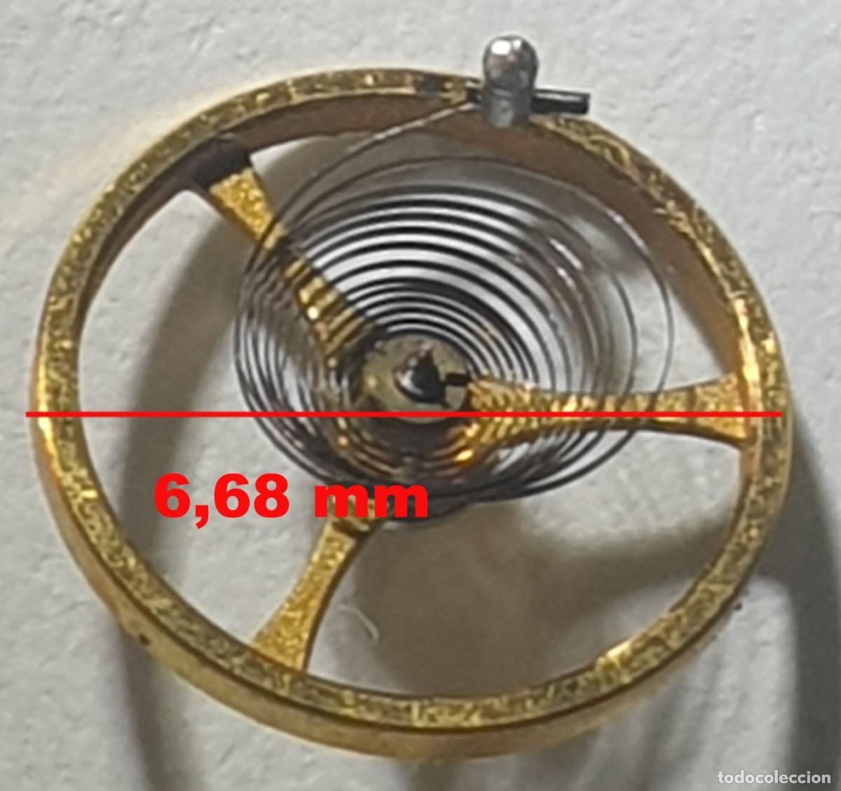 Ersatzteile f&uuml;r Uhren: VOLANTE COMPLETO RELOJ MST (Medana, Meyer und St&uuml;deli, - CAL. 389 riv. - X