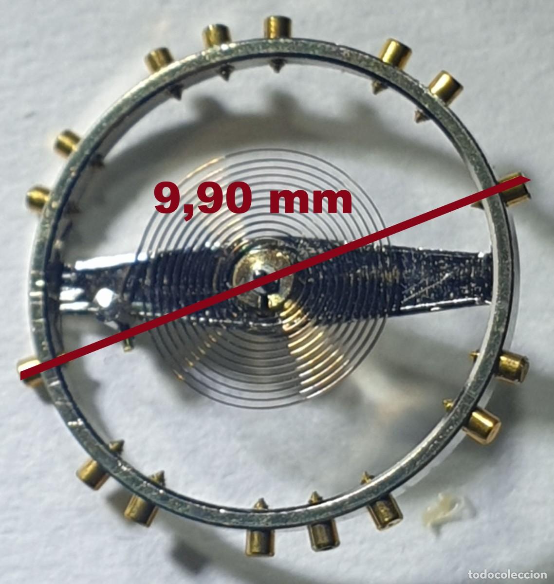 Recambios de relojes: VOLANTE COMPLETO RELOJ ETA 2450, 2472 INCA - RENATA N&ordm; 1674 M - X