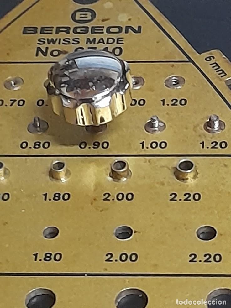 Spare Parts for Watches: Corona de rosca - 3 fotos - (cd-7Z21X)