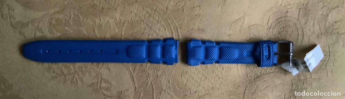 Ersatzteile f&uuml;r Uhren: CORREA VINTAGE 18 MM AZUL