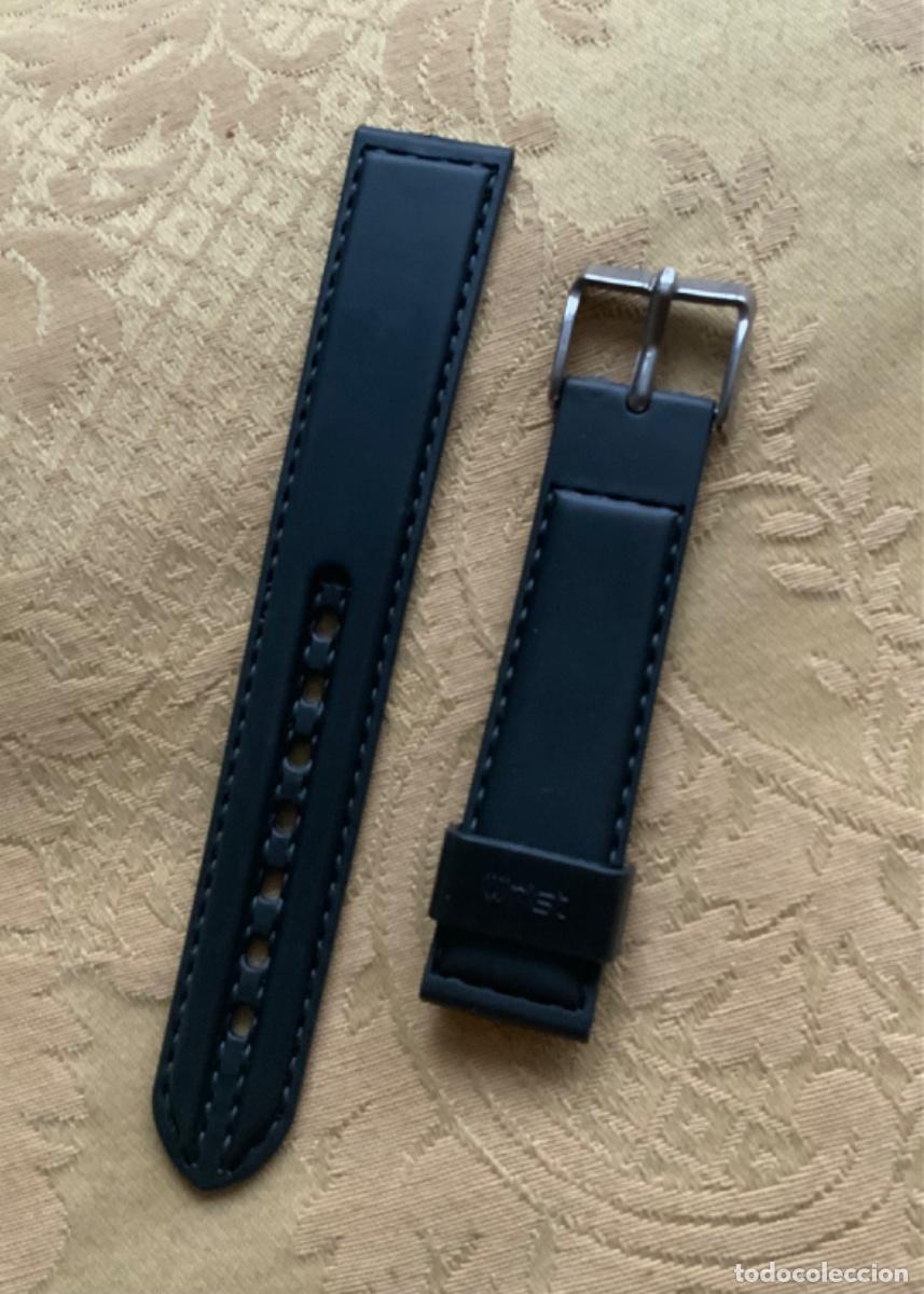 Ersatzteile f&uuml;r Uhren: CORREA VINTAGE CAUCHO WRIST 20 MM NEGRA