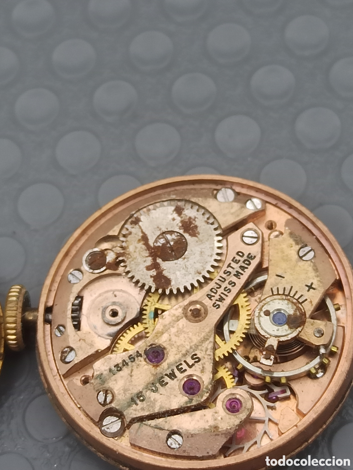Recambios de relojes: Lote de 4 mecanismos+esferas - Foto 7