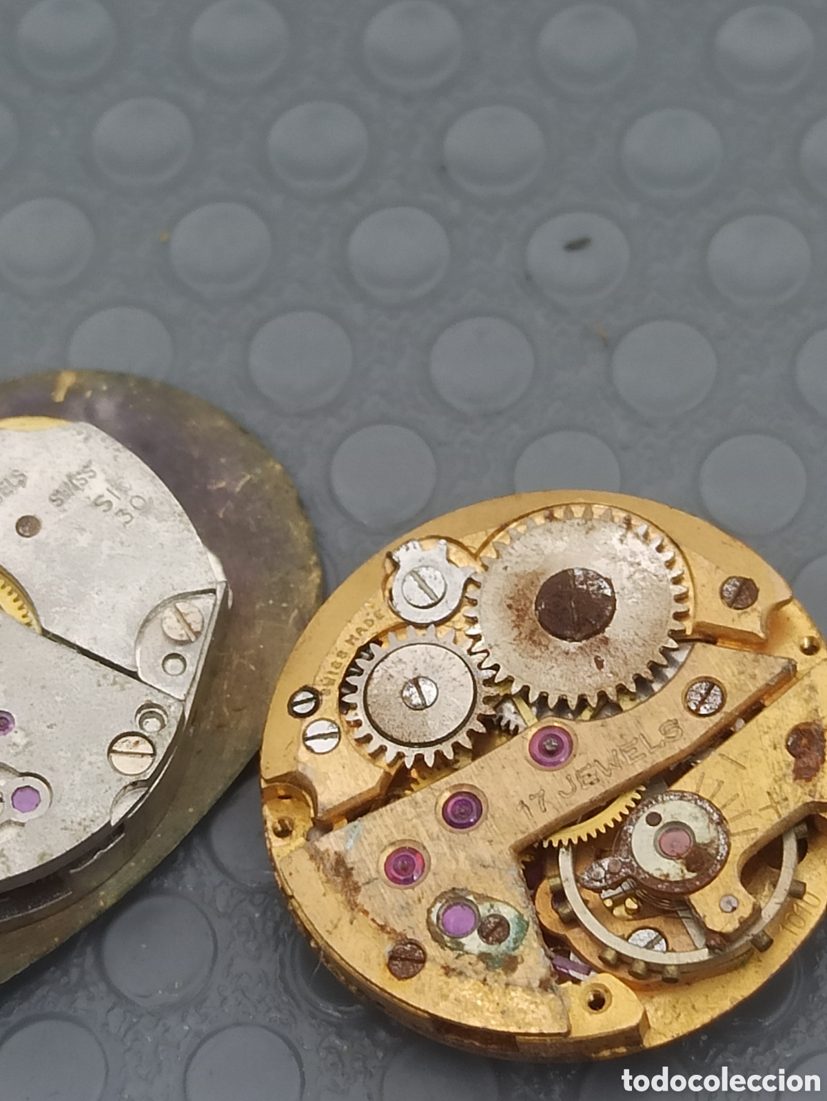 Recambios de relojes: Lote de 4 mecanismos+esferas - Foto 8