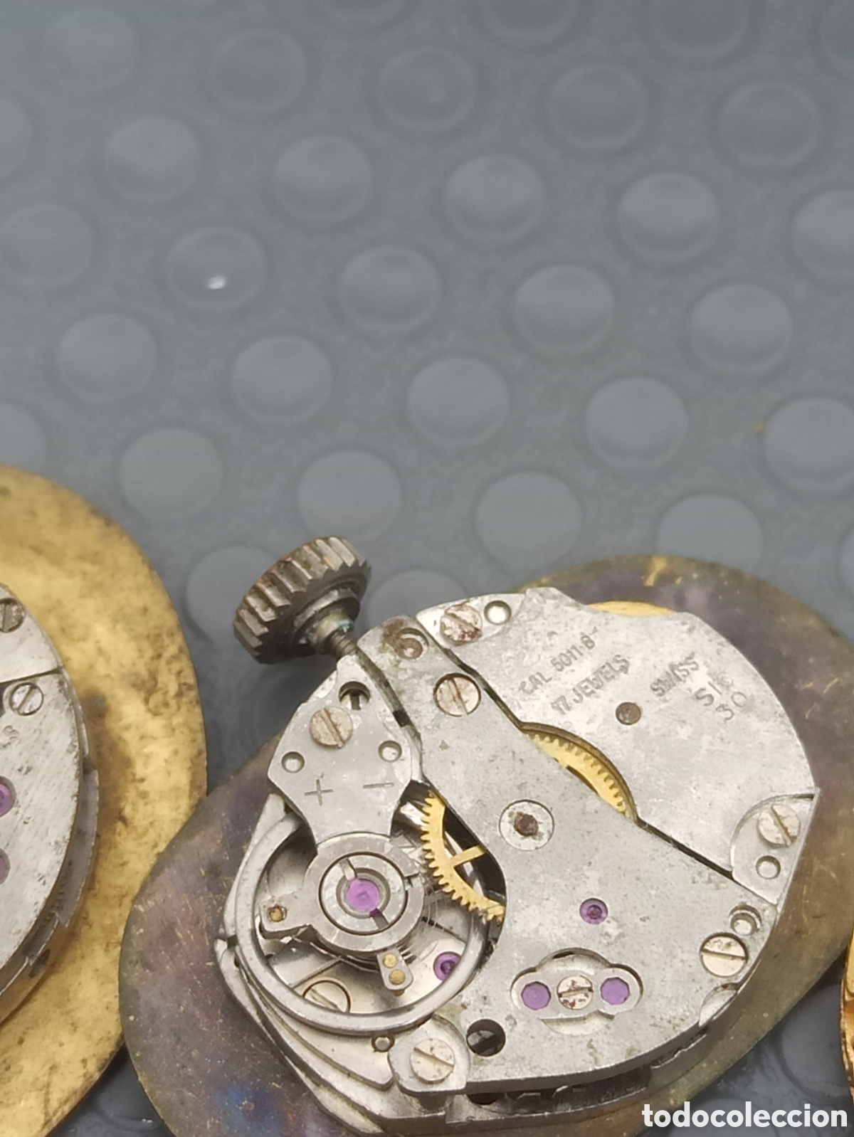 Recambios de relojes: Lote de 4 mecanismos+esferas - Foto 9