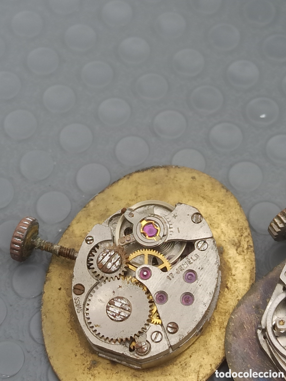 Recambios de relojes: Lote de 4 mecanismos+esferas - Foto 10