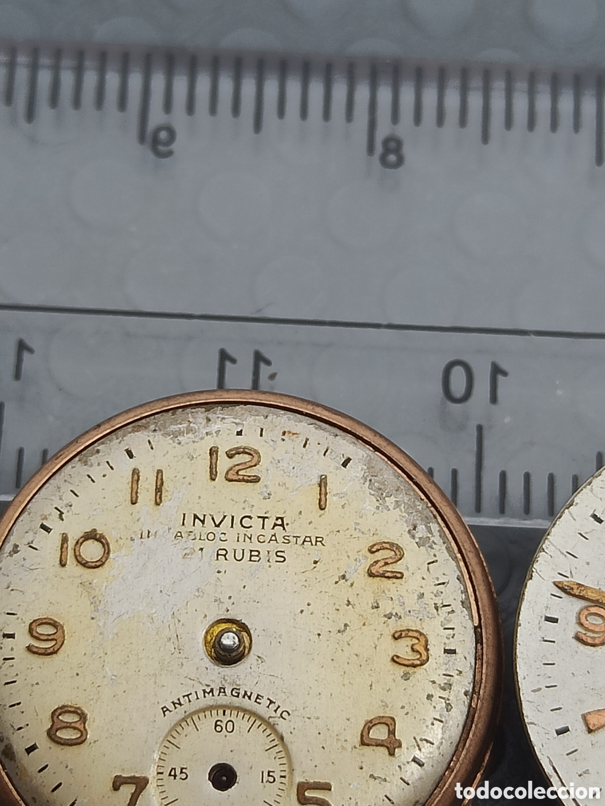 Recambios de relojes: Lote de 2 mecanismos Cauny.Invicta - Foto 4