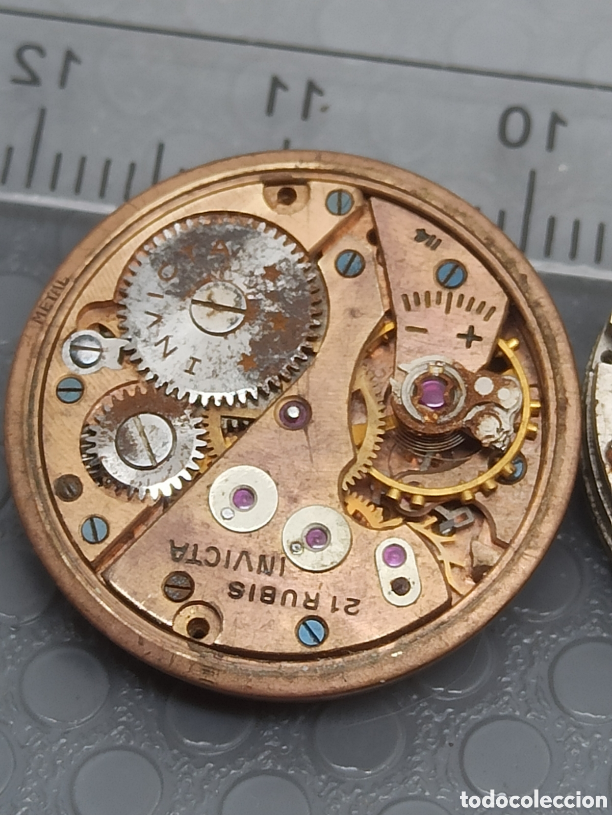 Recambios de relojes: Lote de 2 mecanismos Cauny.Invicta - Foto 6