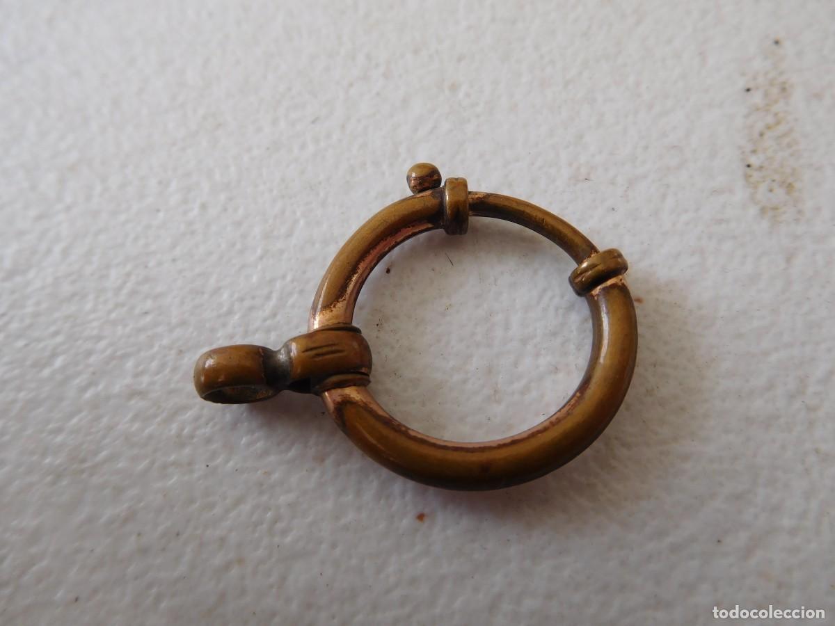 Recambios de relojes: Argolla antigua para cadena de reloj de bolsillo
