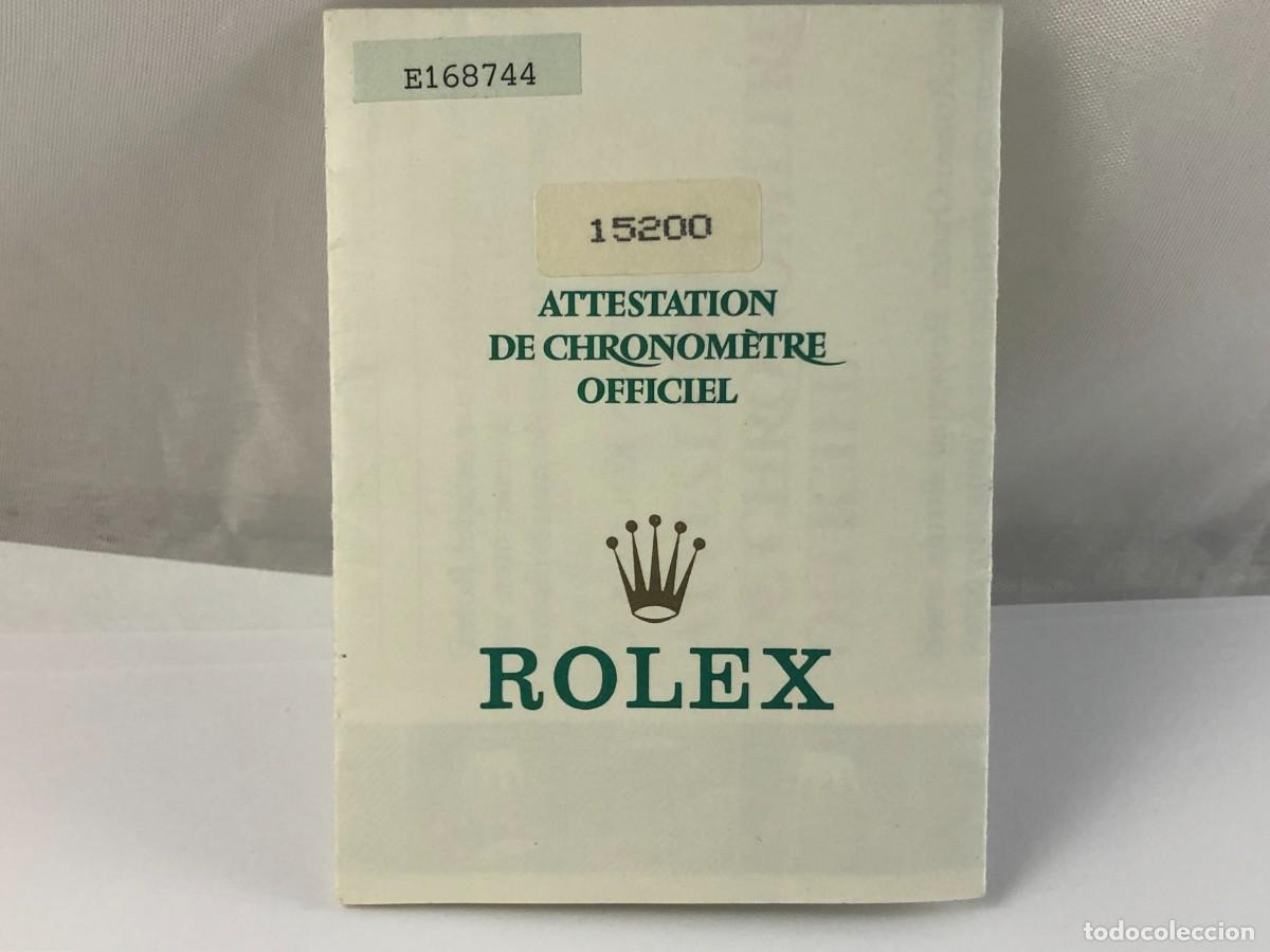 Recambios de relojes: ROLEX 15200 Certificado Garant&iacute;a 564.00.300.4.90 &rdquo;&rdquo;