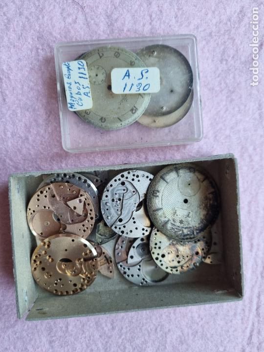 Recambios de relojes: AS 1130 FORNITURA PLETINAS Y ESFERAS 30 A 34MM R2