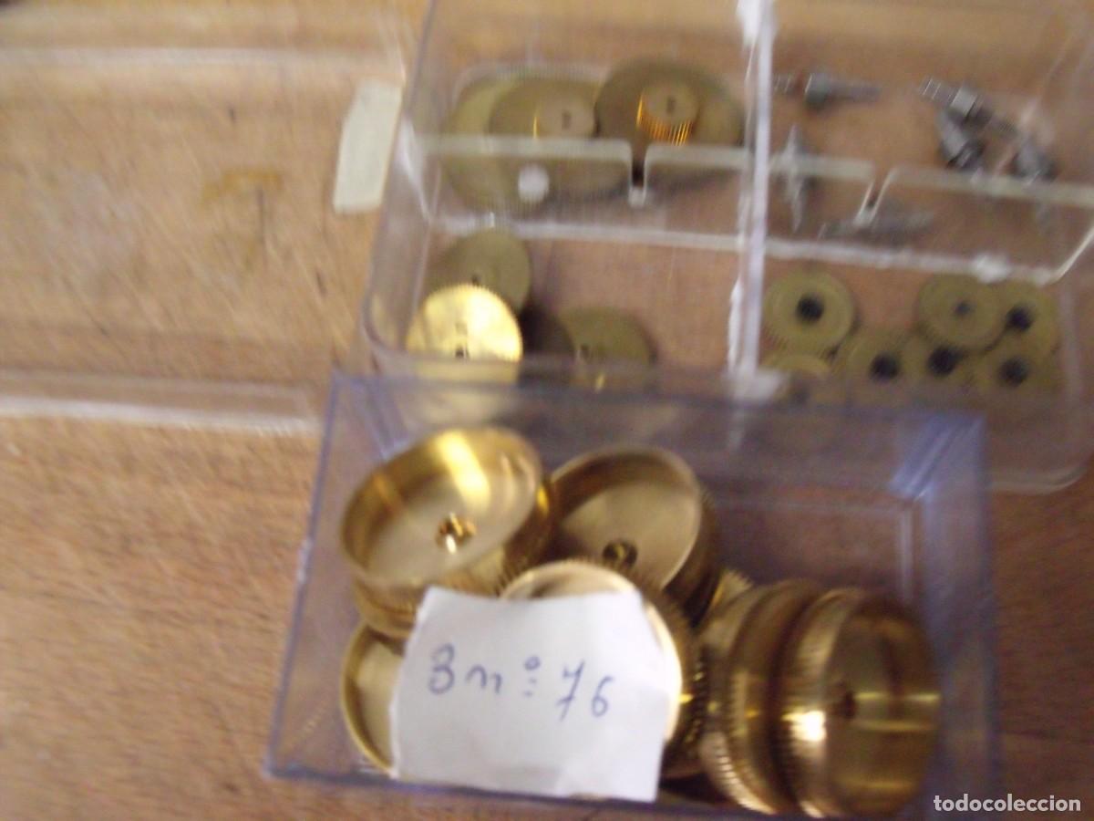 Recambios de relojes: 2 LOTES DE PIEZAS REPARACION RELOJERIA ANTIGUA-LOTE 528
