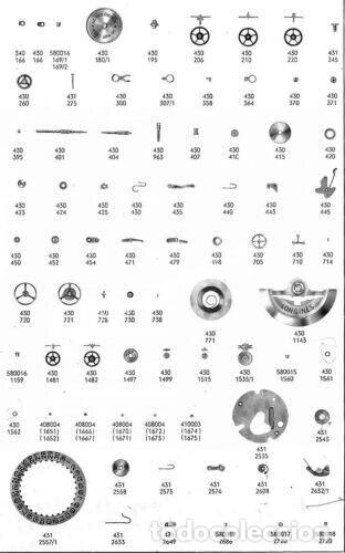 longines cal. 291 part Buy Spare parts for clocks and watches