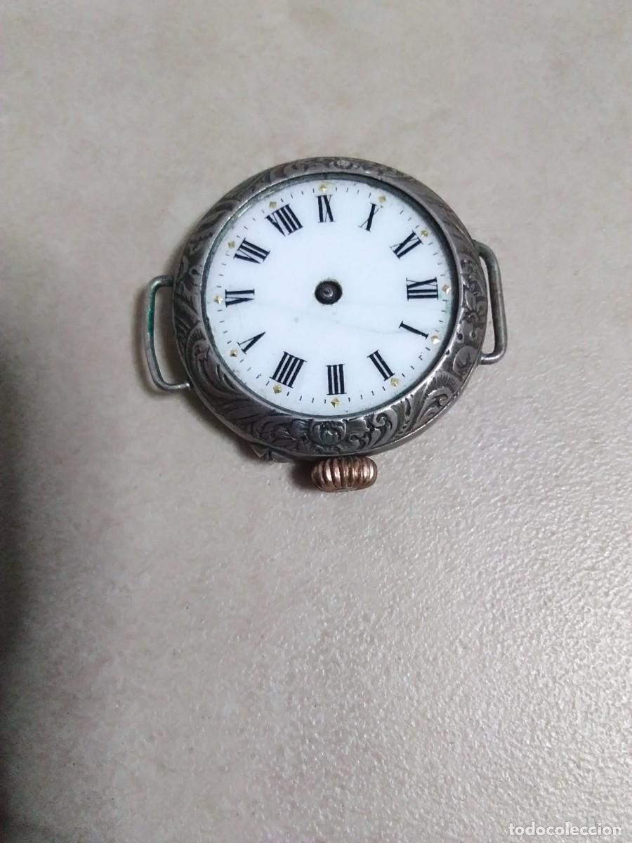 Recambios de relojes: Reloj de bolsillo adaptado para pulsera en plata.