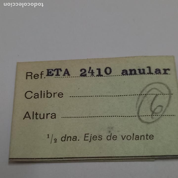 Spare Parts for Watches: Eta 2410, un eje de volante, ver equivalencias