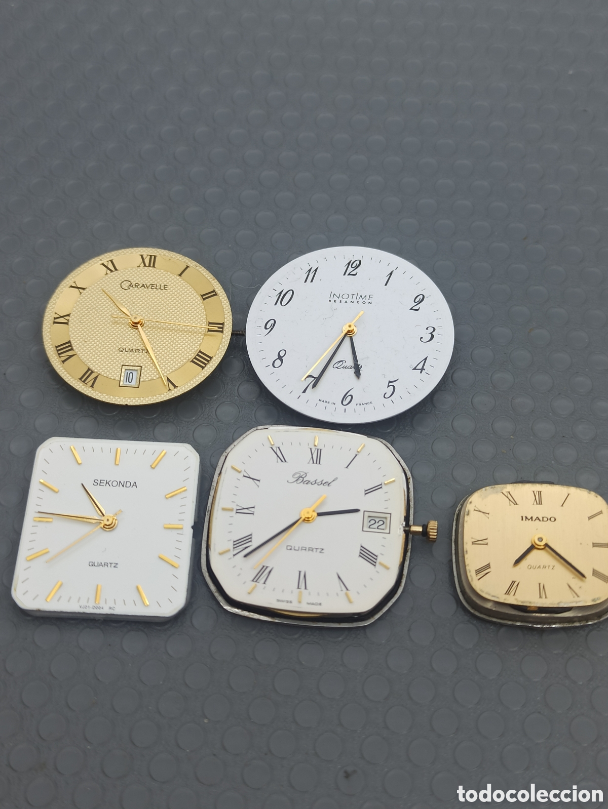Pi&egrave;ces de rechange de montres et horloges: Lote de 5 mecanismo Quartz para piezas