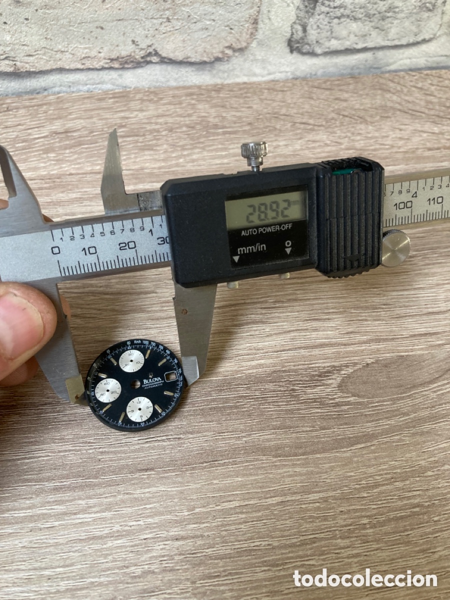 Recambios de relojes: Esfera reloj bulova autom&aacute;tico crono - Foto 6
