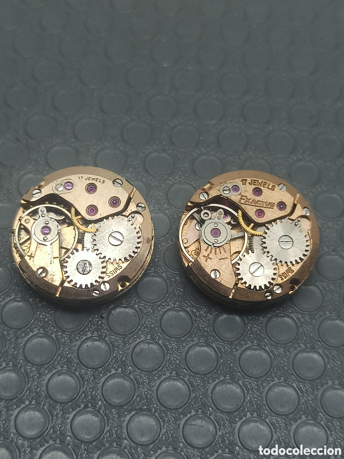 Recambios de relojes: Lote 2 mecanismo Exactus y Mercury cuerda manual