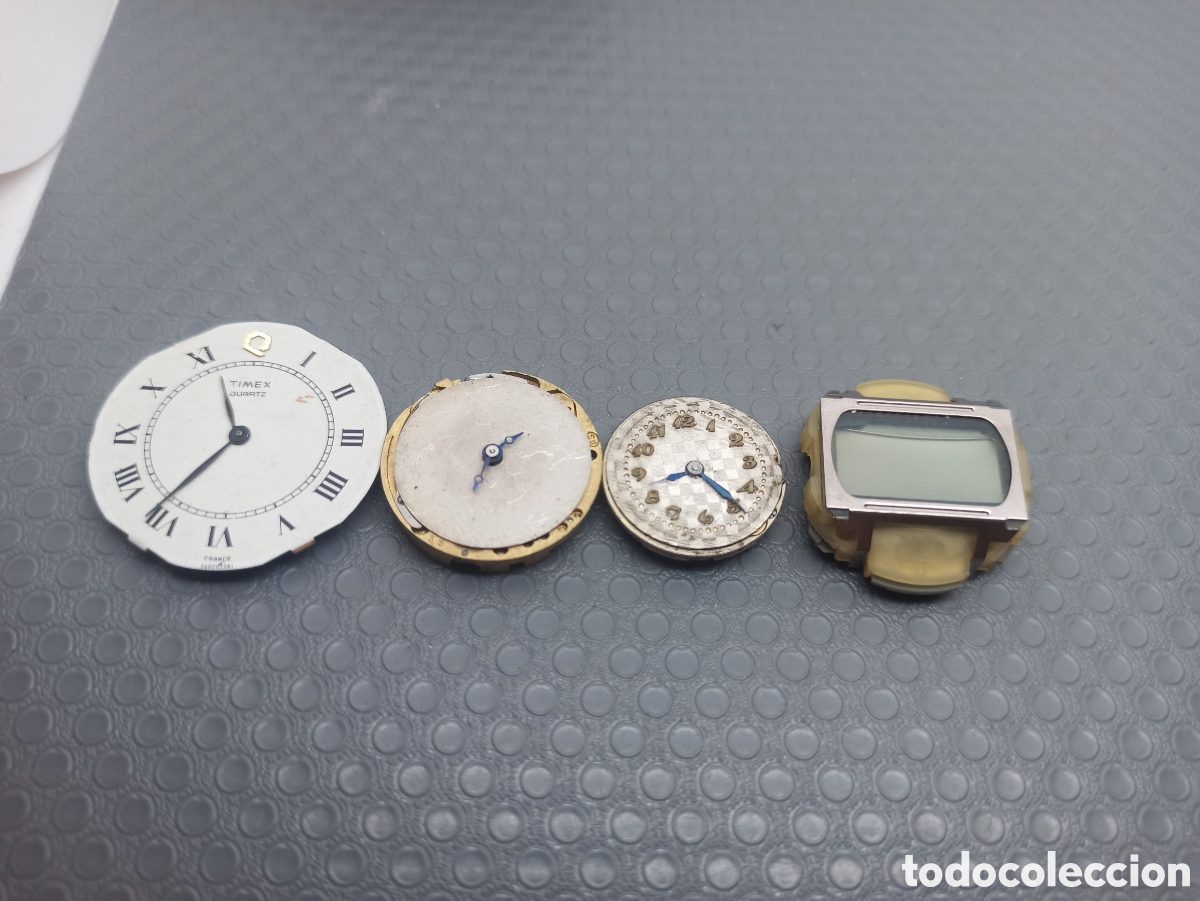 Recambios de relojes: Lote de 4 mecanismos para piezas - Foto 1