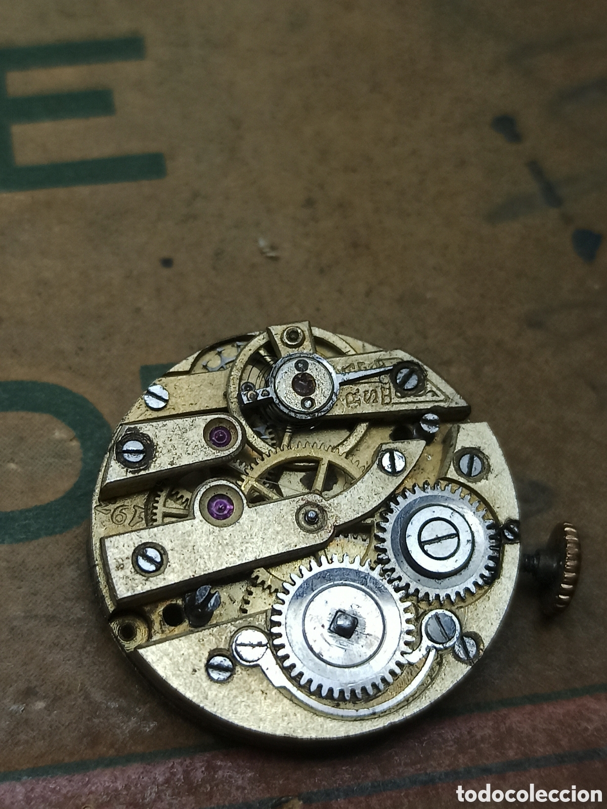 Spare Parts for Watches: Mecanismo antiguo cuerda manual