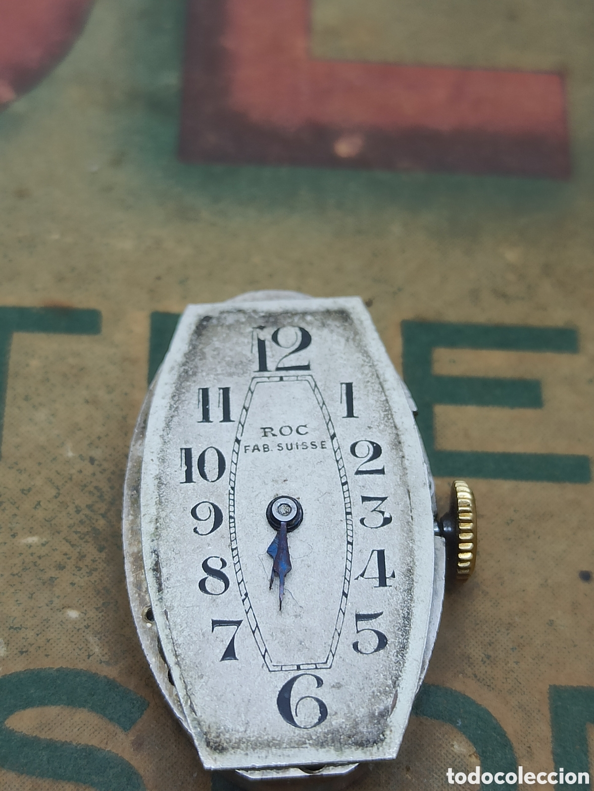 Ricambi di orologi: Mecanismo+Esfera ROC fab.Suisse cuerda manual