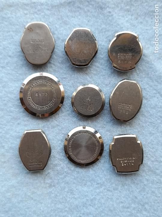 Ersatzteile f&uuml;r Uhren: Lote de 9 Tapas para Relojes de Pulsera Cl&aacute;sicos de dama