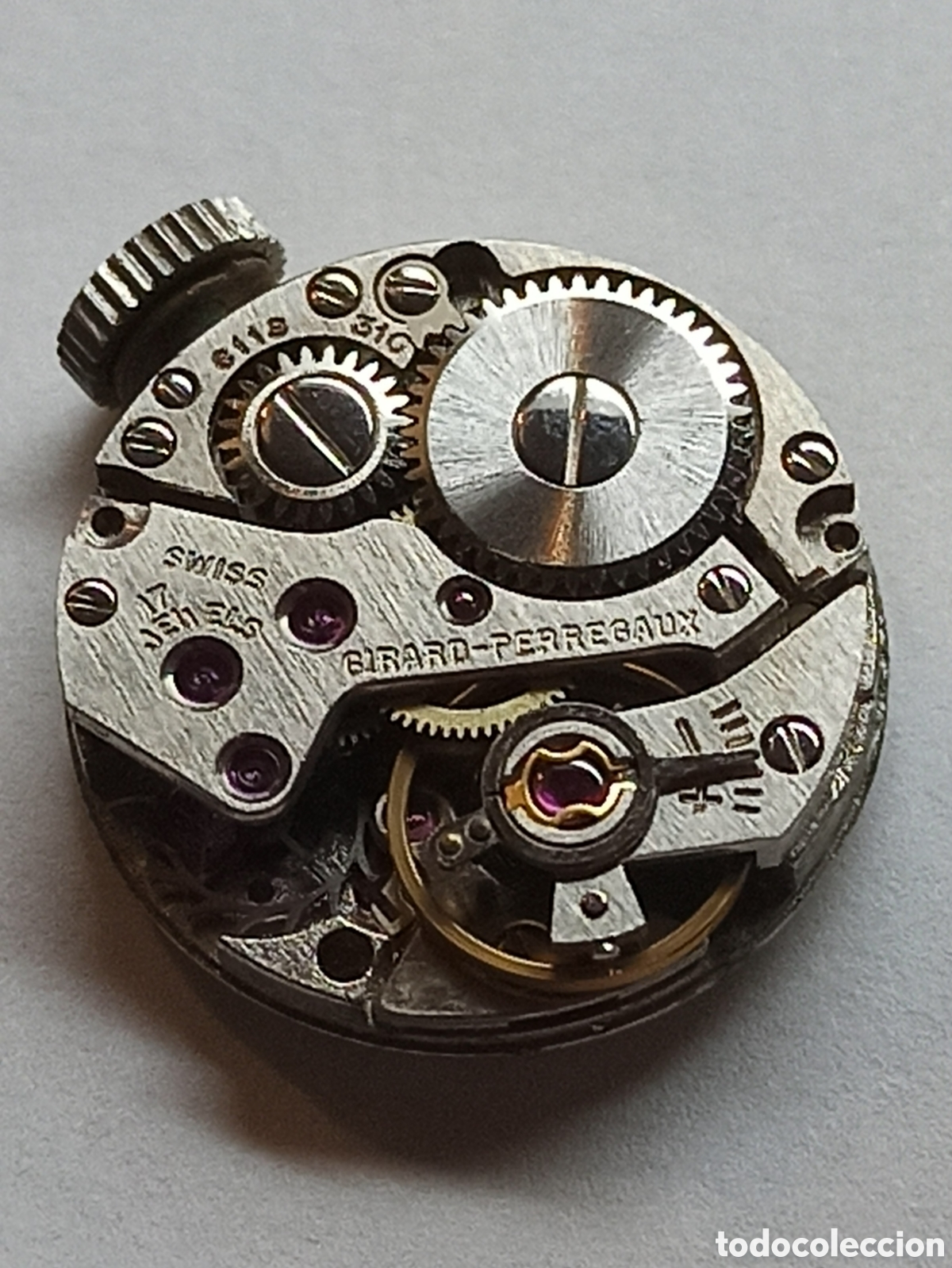 Spare Parts for Watches: Mecanismo+Esfera Girard Perregaux cal 6119