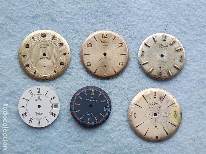 Ersatzteile f&uuml;r Uhren: Lote de 6 Esferas para Relojes Cl&aacute;sicos de Caballero