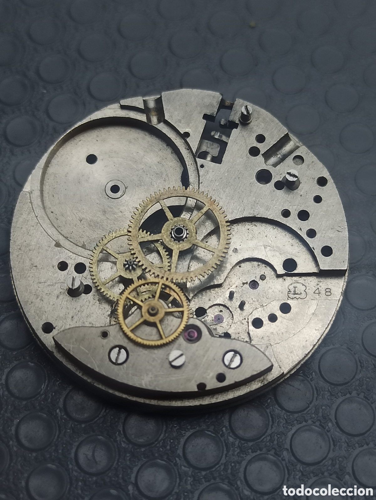 Pièce Horlogerie : Platine Pour Mouvement Landeron 48 - Occasion