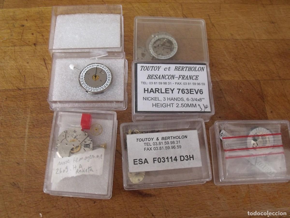 Recambios de relojes: Lote de piezas para reparacion de relojeria-lote 544-MAQUINARIAS