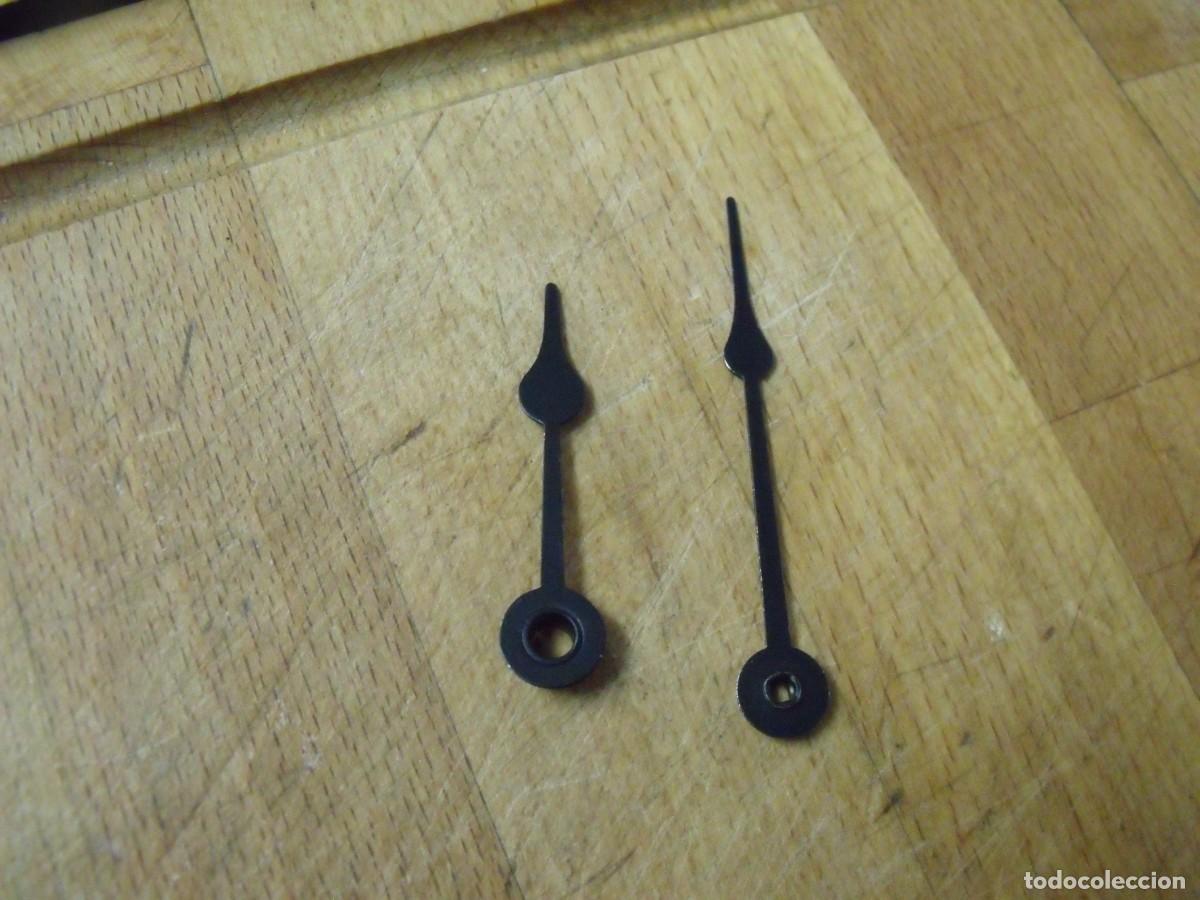 Ersatzteile f&uuml;r Uhren: 2 AGUJAS EN SAETA-HERMLE-PARA RELOJES SOBREMESA-LOTE 528